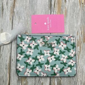 Kate Spade ♠️ Laurel Way Floral Bitsy Card Holder Bag Purse Wallet